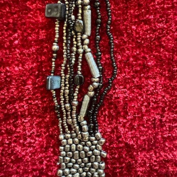 Boho style beaded necklace - Picture 9 of 10